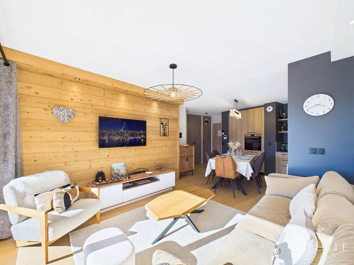 Appart. 3p neuf 6 pers, balcon sud, 450m pistes - Photo 3