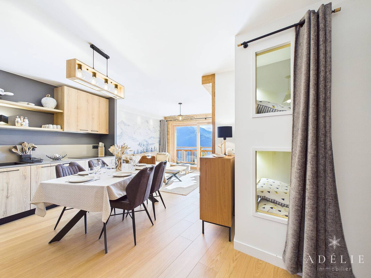 Appart. 3p neuf 6 pers, balcon sud, 450m pistes - Photo 7