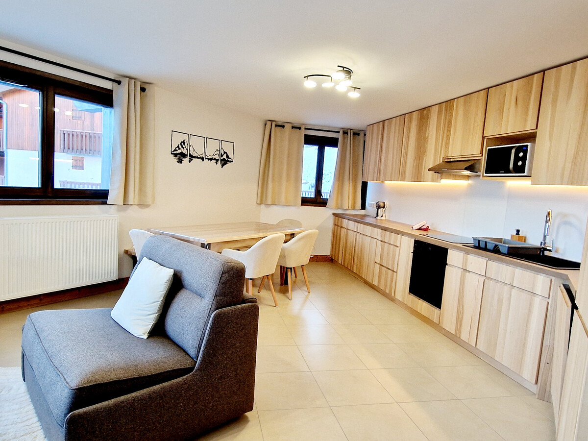 Appartement 6 pers. Montalbert, balcon Mont-Blanc, 50m pistes - Photo 4