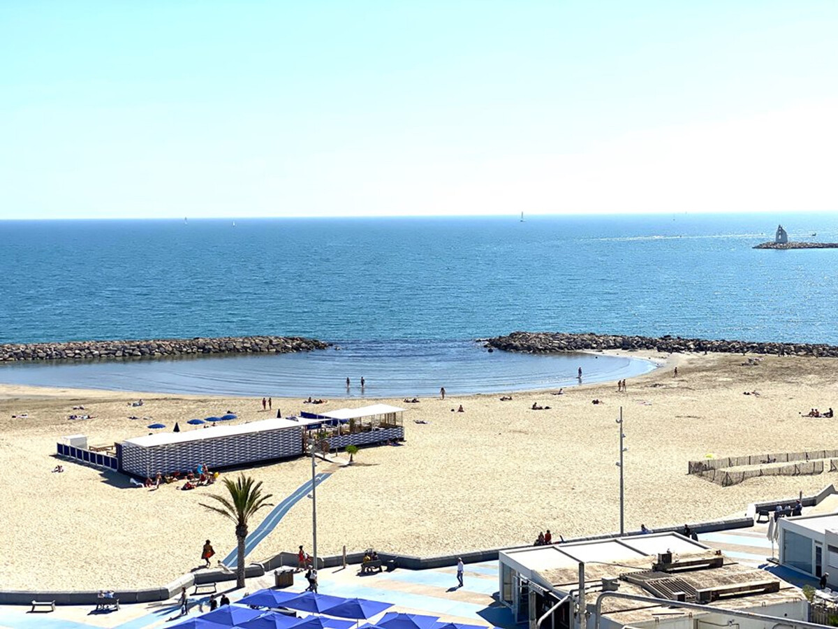 Appartement face à la mer, 6 pers, étage élevé, parking - Photo 1