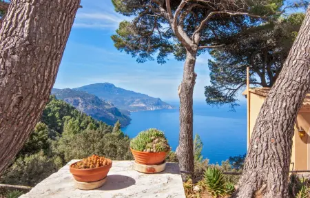 Villa Miraet à Valldemossa, vue mer panoramique : photo 13