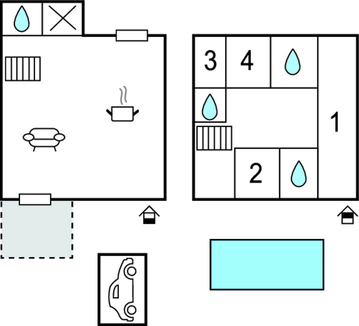Maison 4 chambres avec piscine privée à Tournissan - Photo 28