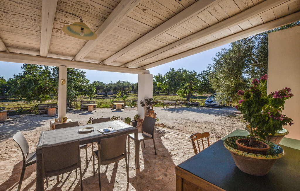 Maison pierre et bois à Scicli, terrasse couverte - Photo 13