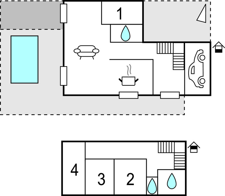 Maison pierre 8 pers. avec piscine et vue vallée - Photo 34