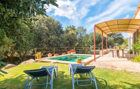 Maison Bonita à Artà, piscine et jardin méditerranéen : photo 12