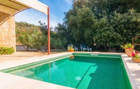 Maison Bonita à Artà, piscine et jardin méditerranéen : photo 14