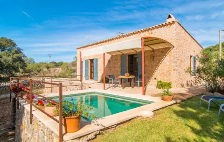 Maison Bonita à Artà, piscine et jardin méditerranéen : photo 15