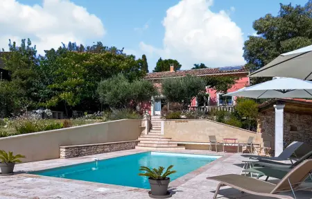 Maison provençale avec piscine privée à Rochefort du Gard : photo 14