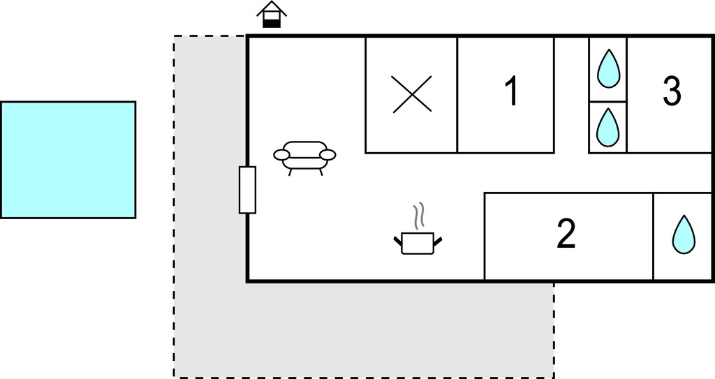 Maison avec piscine privée à Écuras, 6 personnes - Photo 28
