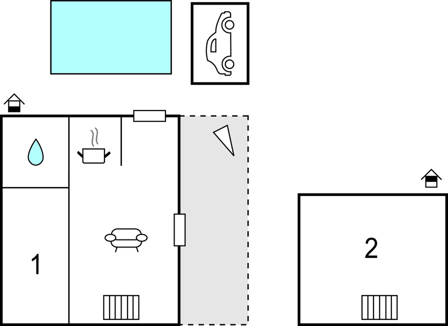 Appartement 6 pers. vue mer au Barcarès, 1ère rangée - Photo 21