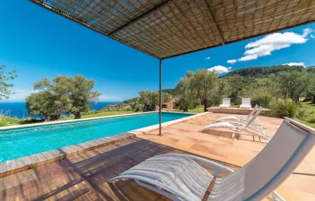Villa Vidal à Deià : maison 160 m² piscine privée vue mer : photo 4