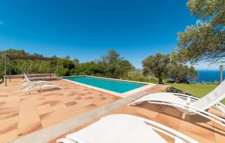 Villa Vidal à Deià : maison 160 m² piscine privée vue mer : photo 12