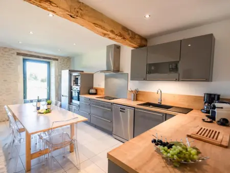 Maison de campagne avec piscine privée en Dordogne, 10 personnes : photo 4