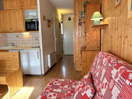 Studio 4 couchages Risoul 1850, accès direct pistes : photo 14