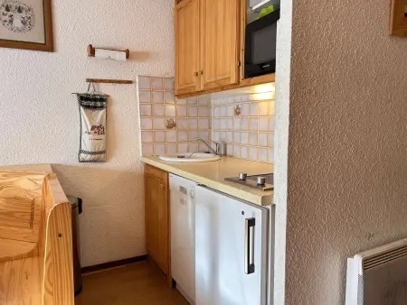 Studio 4 couchages Risoul 1850, accès direct pistes : photo 22