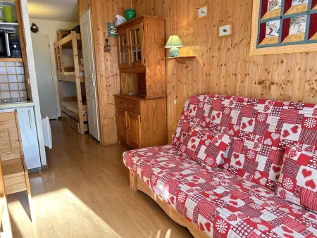 Studio 4 couchages Risoul 1850, accès direct pistes : photo 23