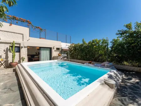 Location villa à Las Palmas de Gran Canaria, Oasis de paix à Tafira: gîte rustique-moderne avec piscine et Wi-Fi