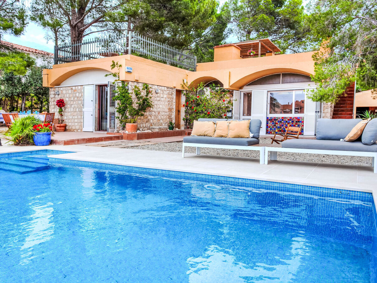 Villa Platja Calafato : 3 ch, piscine à 50 m de la mer - Photo 19