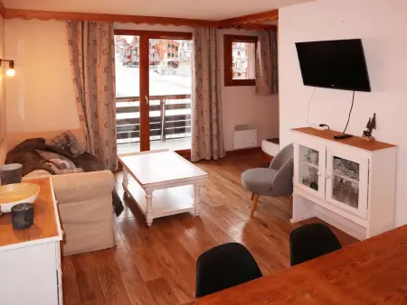 Duplex 8 pers aux Orres, ski aux pieds, piscine & sauna : photo 2