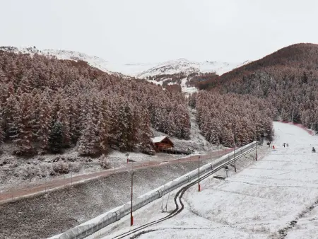 Duplex 8 pers aux Orres, ski aux pieds, piscine & sauna : photo 14