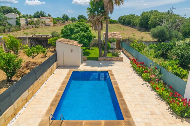 Villa Es Desaigua à Llubí : piscine 7,5 m et terrasses - Photo 9