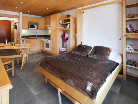 Location appartement à Le Grand Bornand, Studio cosy 4 pers au cœur du Grand-Bornand, animaux admis