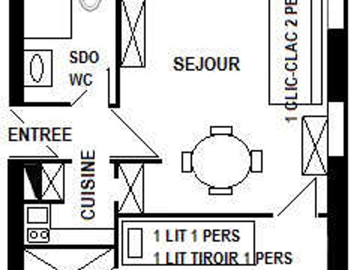 Studio cabine 4 pers à Montchavin, parking, près pistes - Photo 11