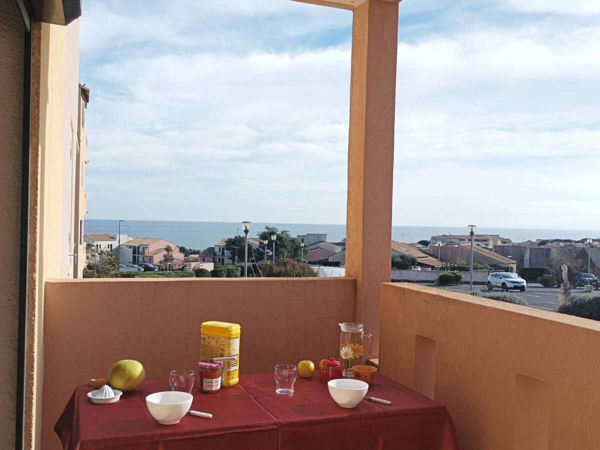 T2 Fleury-Saint-Pierre-la-Mer, balcon vue mer, piscine - Photo 1