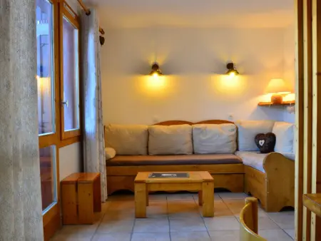 Location appartement à La Plagne Montchavin Les Coches, Duplex rénové 8 pers. à 3 min des pistes avec balcon et parking gratuit