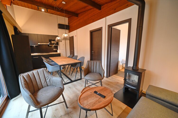 Chalet Douglas à Virtoine : 2 chambres, poêle à bois - Photo 12