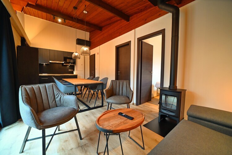Chalet Mélèze à Viroinval, poêle à bois et vue - Photo 12