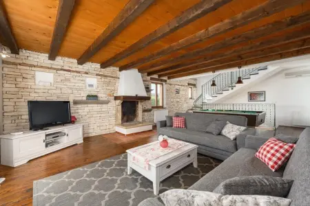 Location villa à Radetici, Villa à Sveti Lovrec proche ski