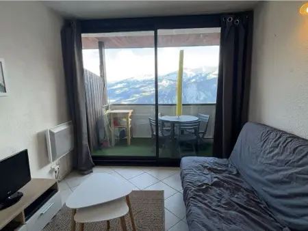 Location appartement à Pra Loup, Studio montagnard confortable à Pra-Loup 1600, 4 pers, wifi
