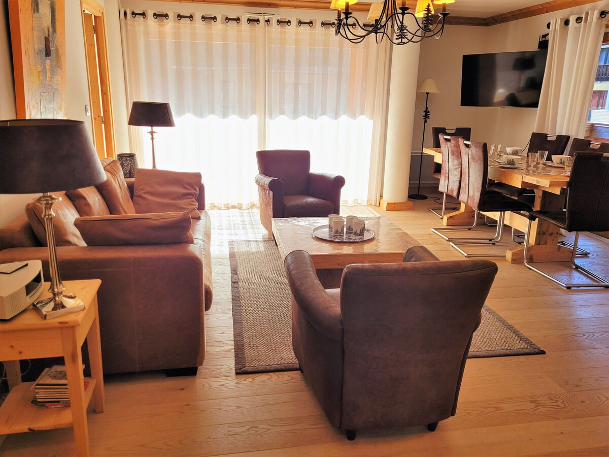 Appartement 3 chambres centre Les Gets, balcon Ouest et parking - Photo 1