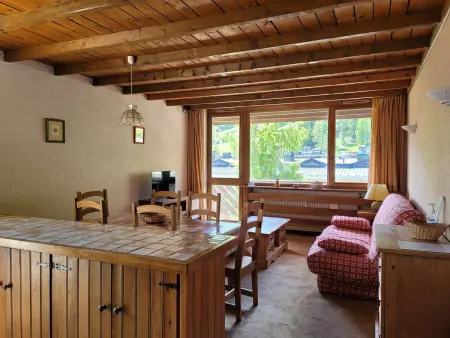 Location appartement à Pra Loup, 3 pièces pour 6 pers, balcon exposé Sud/Est proche pistes