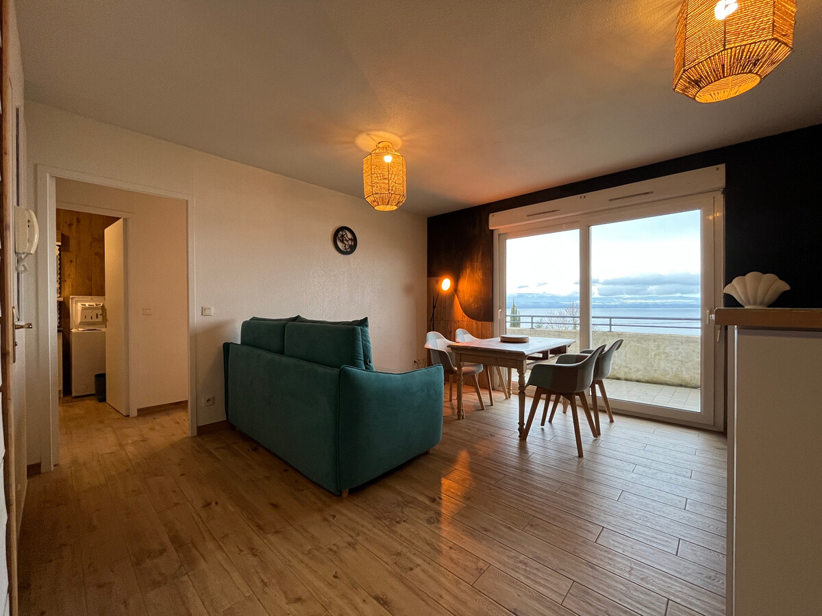Appartement 40 m² avec balcon vue lac et parking à Évian - Photo 2