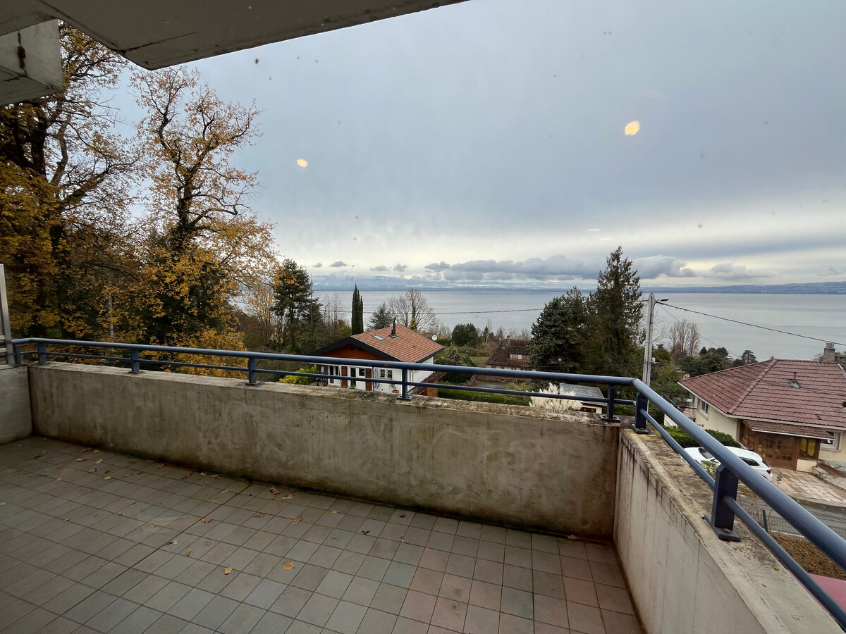 Appartement 40 m² avec balcon vue lac et parking à Évian - Photo 7
