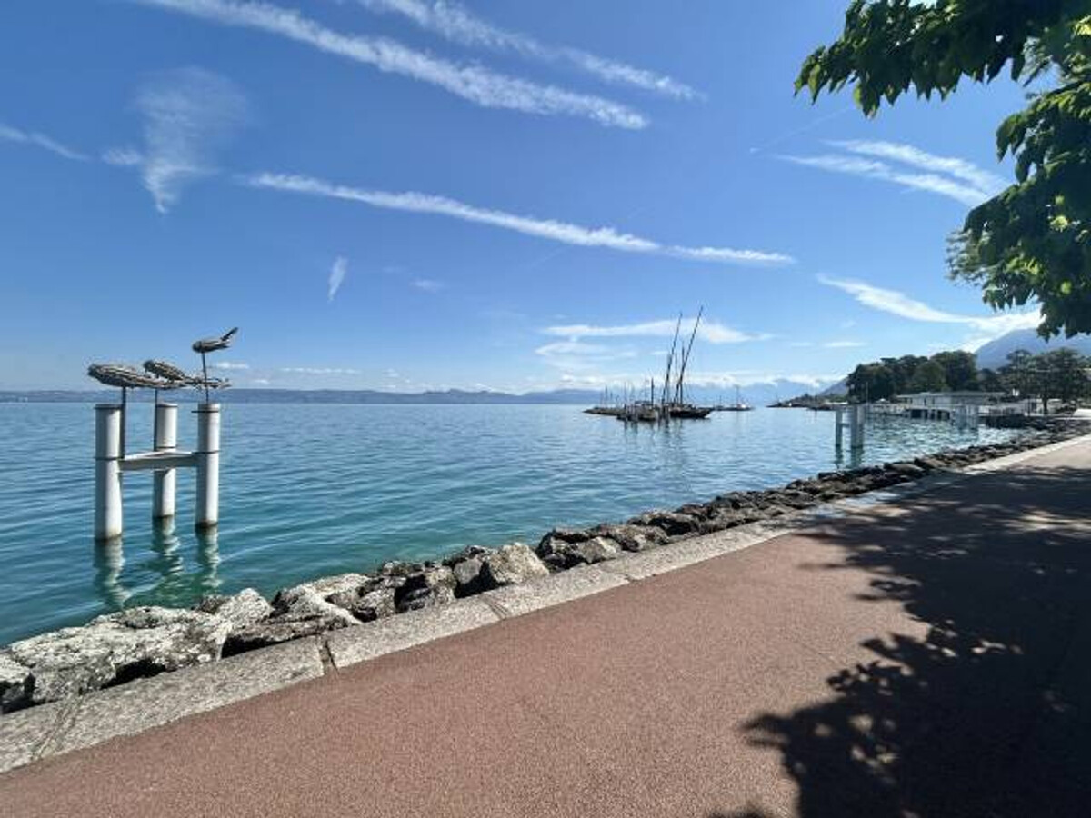 Appartement 40 m² avec balcon vue lac et parking à Évian - Photo 10