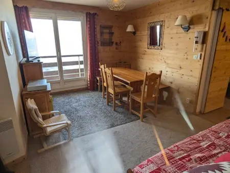 Location appartement à Les Adrets Prapoutel, Appart cosy au pied des pistes, pour 7 pers