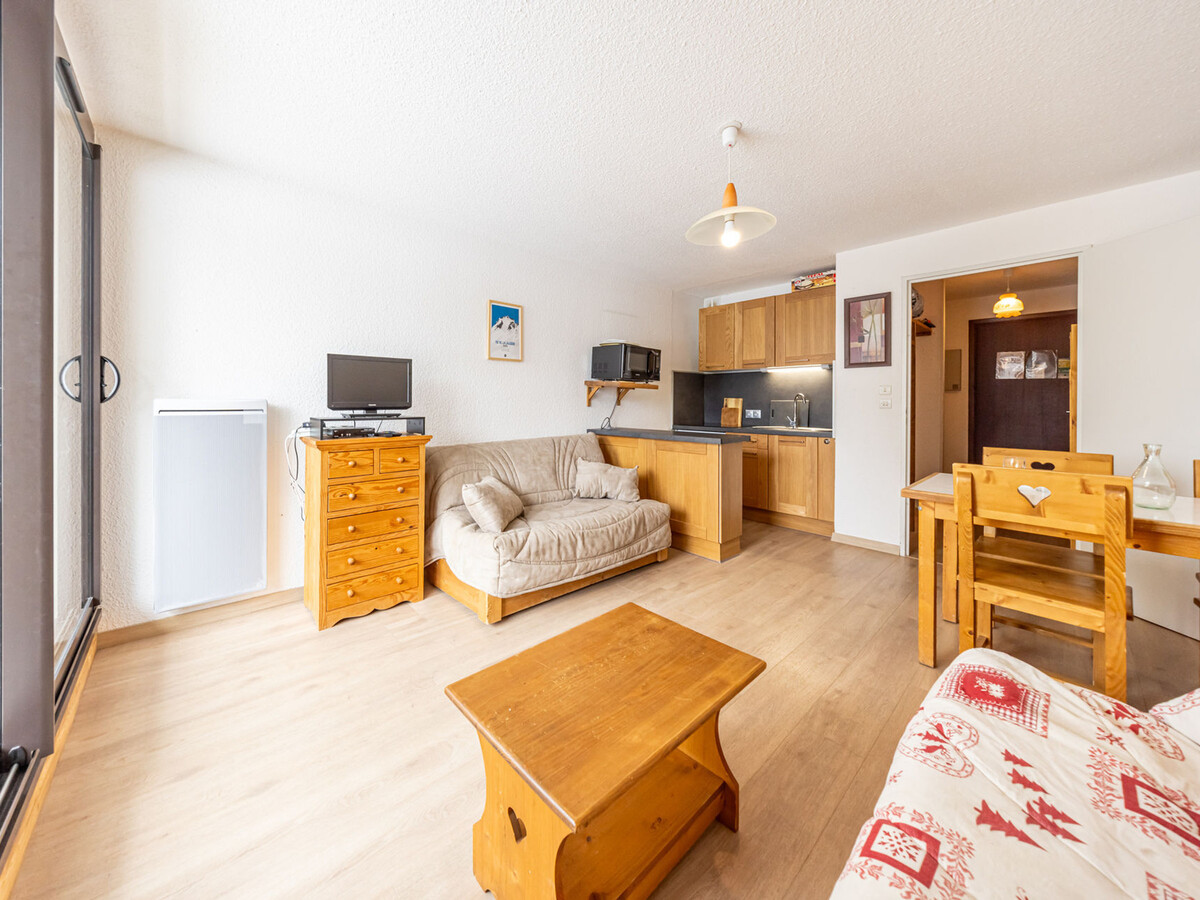 Studio 29 m² balcon sud, pied du télésiège Mollaret - Photo 7