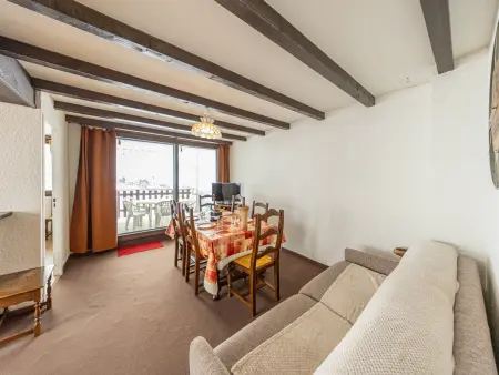 Location appartement à Saint François Longchamp, Appart 8 pers au pied des pistes, balcon sud, centre-station