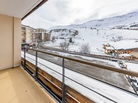 Studio 40m² centre-station, balcon sud, pied des pistes : photo 12
