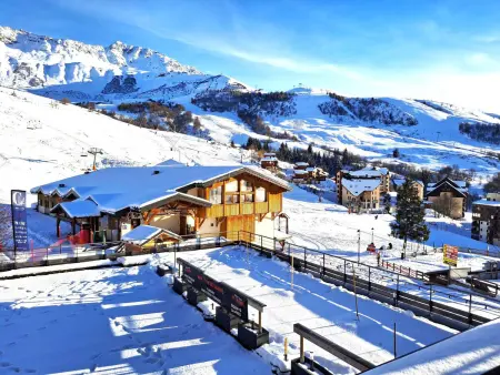 Studio 40m² centre-station, balcon sud, pied des pistes : photo 14