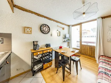 Location appartement à Saint François Longchamp, Studio moderne 4 pers. pied des pistes, parking gratuit