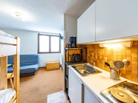 Location appartement à Saint François Longchamp, Studio cosy 19m² pour 3, au pied des pistes