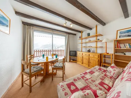 Location appartement à Saint François Longchamp, Studio 5 pers, au pied des pistes, centre-station