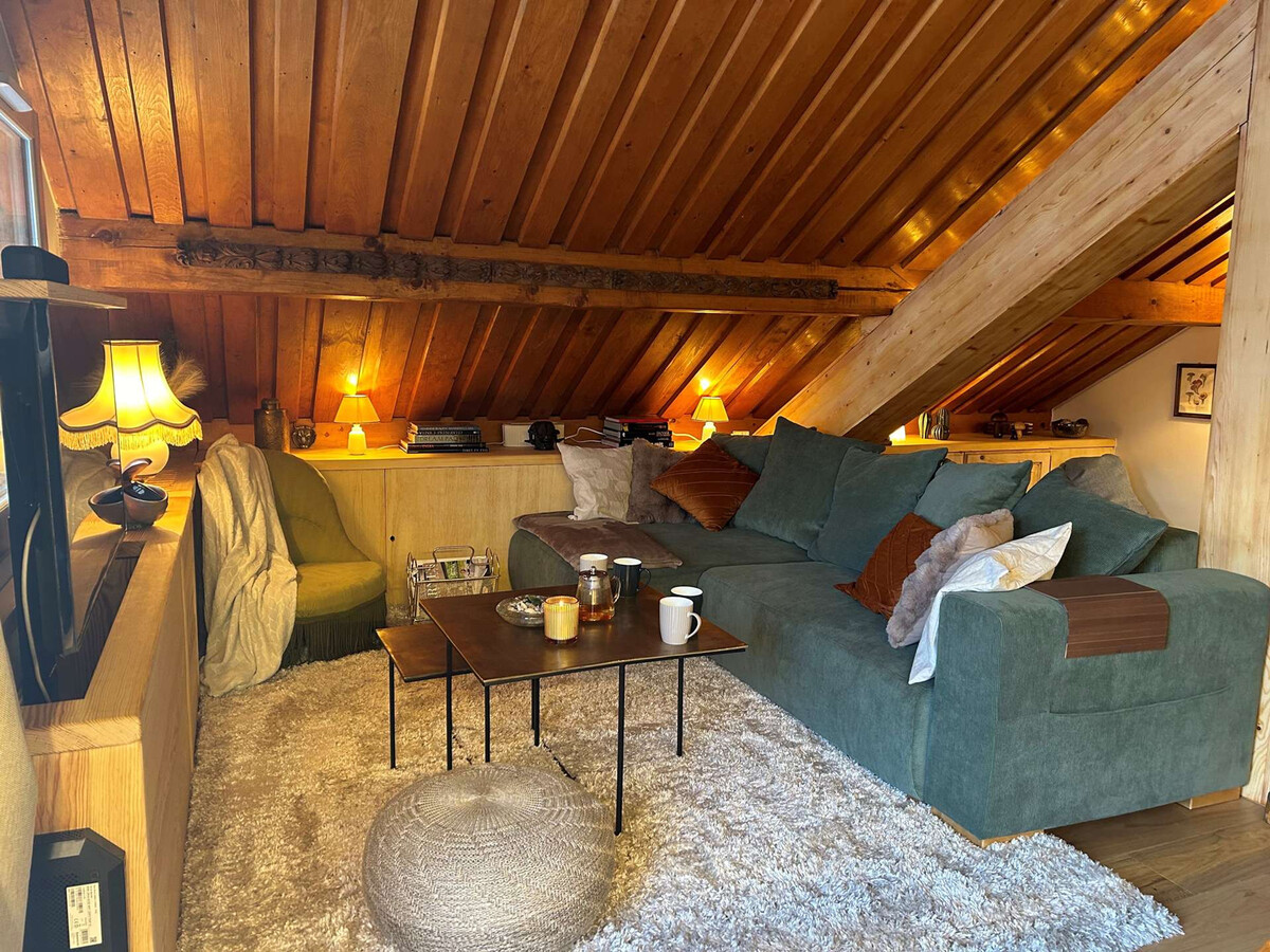 Appart 7 pers. mezzanine, pistes au pied, Méribel - Photo 2