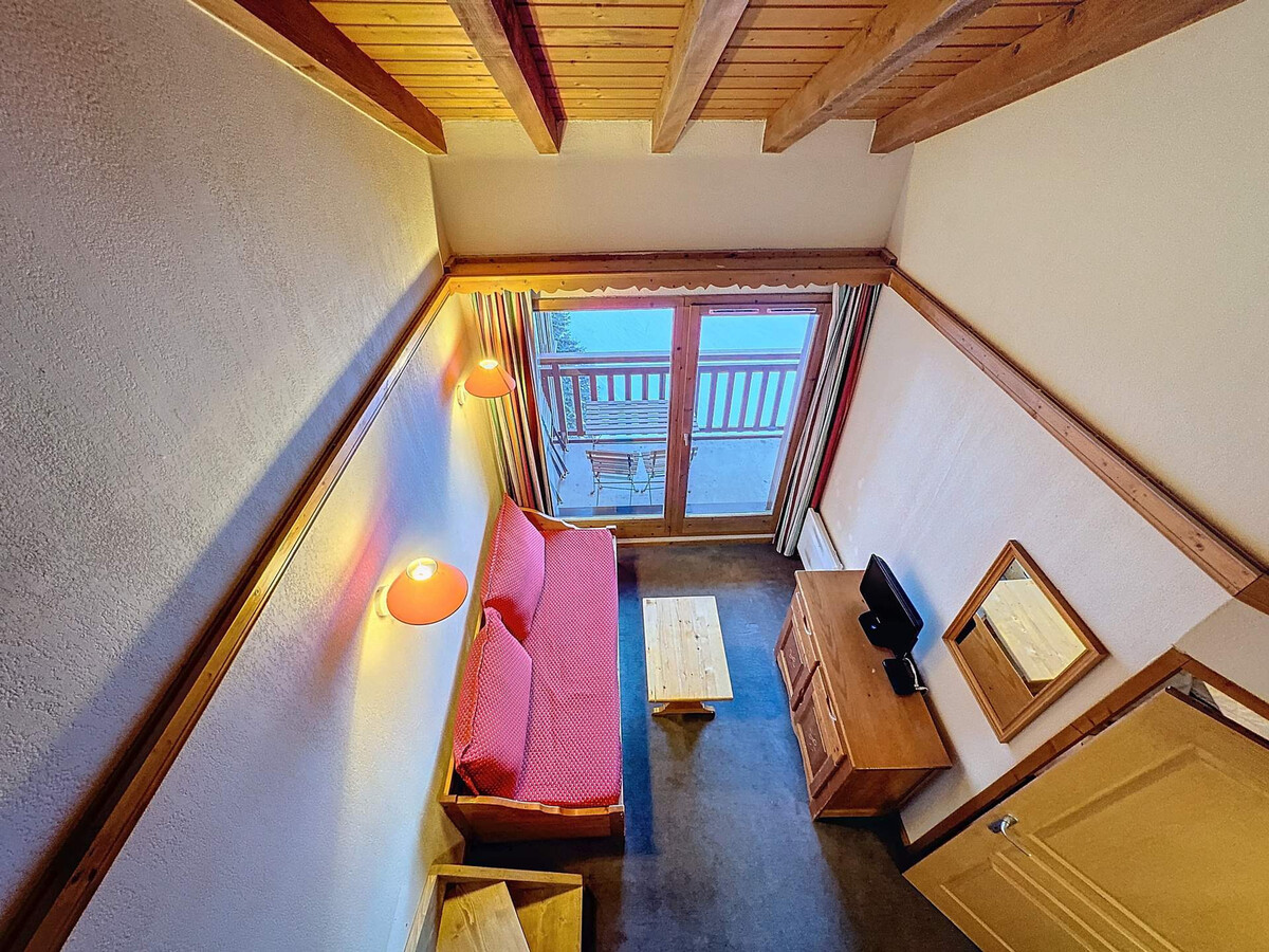 Appartement 2 pièces mezzanine, balcon sud, accès pistes - Photo 7
