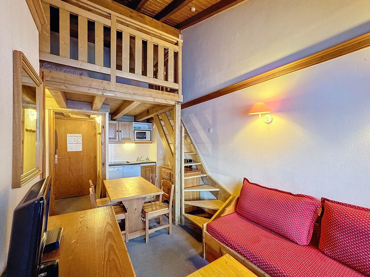 Appartement 2 pièces mezzanine, balcon sud, accès pistes - Photo 12