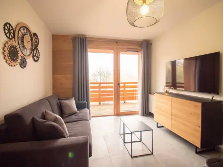 Location appartement à Valmorel, Appartement T2 neuf avec balcon, parking couvert, 4 pers.